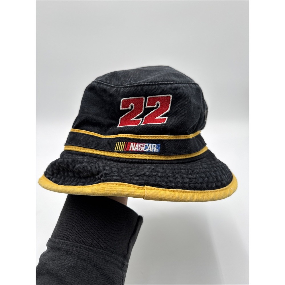 Vintage 90's Ward Burton Nascar CAT Caterpillar Racing Fishing Bucket Hat #22 - Picture 5 of 9